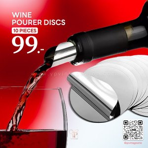 WINE POURER DISC แผ่นรินไวน์