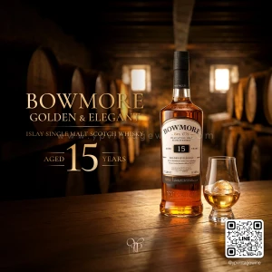 BOWMORE GOLDEN & ELEGANT AGED 15 YEARS
