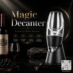 DECANTER AERATING POURER ดีแคนเตอร์ เครื่องช่วยไวน์หายใจ